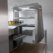 mini kitchen stainless steel